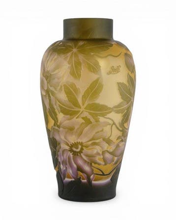 Émile Gallé (1846-1904) - after - Vase - Verre - Décor