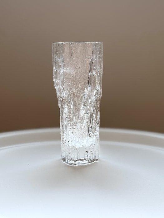 Iittala - Tapio Wirkkala - Vase - Avena 3429 - Verre texturé, Antiquités & Art, Antiquités | Verre & Cristal