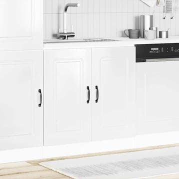 vidaXL Spoelbakonderkast Kalmar 80x46x81,5cm bewerkt hout, Verzenden, Nieuw