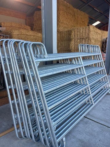 Texaspanelen, vanghekken paardenbak koeien hek weidepaneel, Stalling