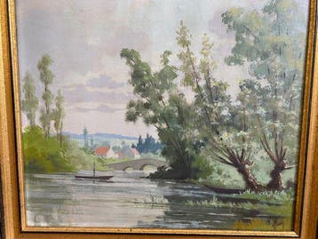 Marcel Harang (XX) - Pont de Chamesson
