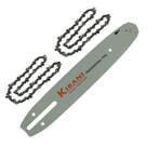 Voordeelverpakking 1x Zaag Blad 10 Inch + 2x Ketting 10 Inch, Nieuw