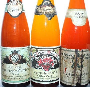1959 + 1962 + 1963 + 1964 + 1970 Riesling: feine Auslese