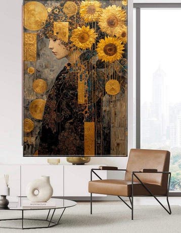 Mrs Art Prime - The Eternal Icon in Van Gogh Style - XXL, Antiek en Kunst