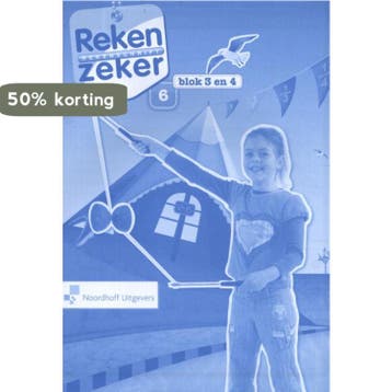blok 3-4 / Reken Zeker / rekenschrift 6 9789001784843, Verzenden, Zo goed als nieuw, Piet Terpstra