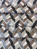 Exclusieve stof met geometrische patronen in dubbele hoogte,, Antiquités & Art