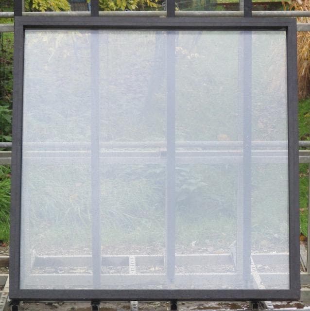 steellook aluminium raam , chassis 120 x 120 zwart ral 9005, Doe-het-zelf en Bouw, Raamkozijnen en Schuifdeuren, Inclusief glas