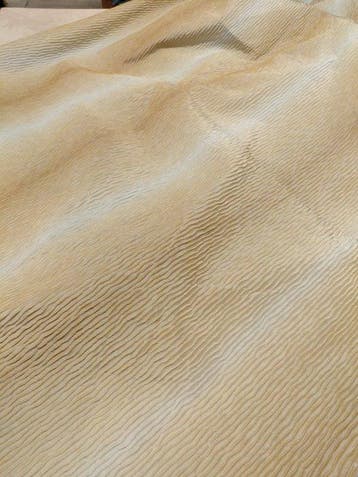 Prezioso tessuto increspato in misto seta - Textiel - 300 cm