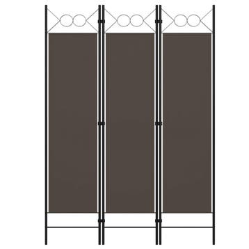 vidaXL Kamerscherm met 3 panelen 120x180 cm antraciet, Verzenden, Nieuw