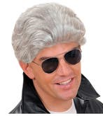 Grijze Pruik T-Birds, Verzenden, Nieuw