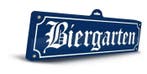 Oktoberfest Deurbord Biergarten 49cm, Verzenden, Nieuw