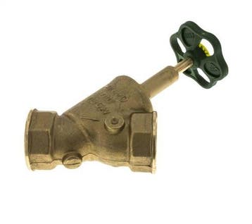 Rp1-1/2 Laiton Vanne À Siège Incliné EPDM 10 Bar Eau, Verzenden