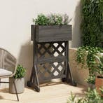 vidaXL Verticale Tuin Trelis Grijs 48 x 30 x 70,5 cm Massief, Verzenden, Nieuw