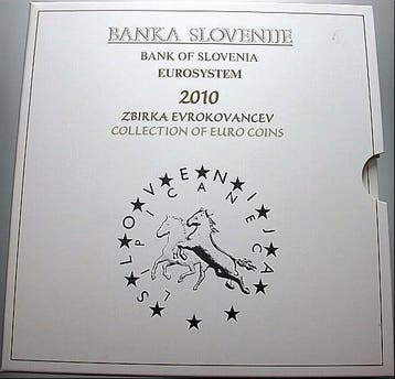 8,88 Euro,munten set 1 Cent-2 Euro 2010 Slowenien Republik, Verzenden