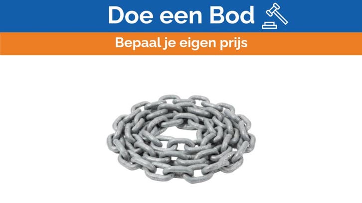 Bieden: Sanguineti 12mm x 30m Galvanized Anchor Chain DIN76, Watersport en Boten, Bootonderdelen, Ophalen of Verzenden