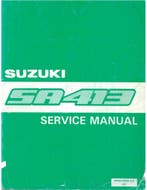 1988 SUZUKI SWIFT WERKPLAATSHANDBOEK ENGELS
