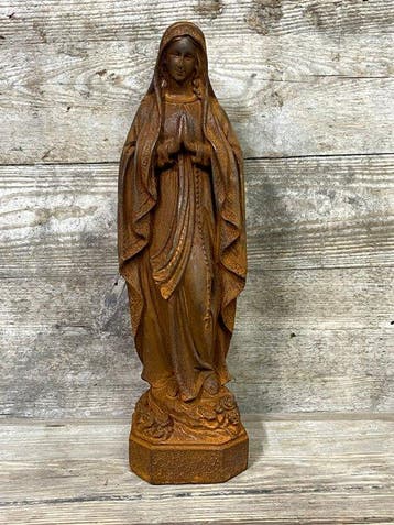 Decoratief ornament - staand - België - maria beeld 38 cm, Antiek en Kunst
