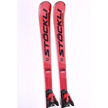 170 175 skis STOCKLI LASER GS 2023, grip walk, red, woodcor, Verzenden, Gebruikt