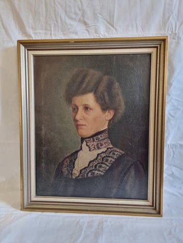 German School (XX), signed Oelsner - Porträt einer Dame