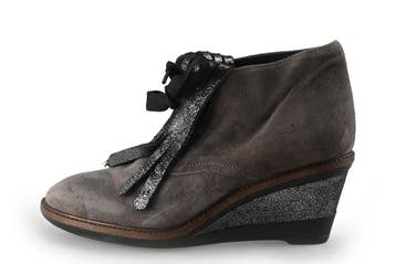 River Woods Sleehakken in maat 37 Grijs, Kleding | Dames, Verzenden, River Woods, Zo goed als nieuw, Schoenen met hoge hakken