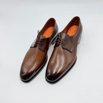 Santoni - Veterschoenen - Maat: EU 43 - Nieuw in doos