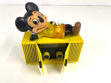Mickey Mouse - 1 Vintage Radio yellow by „Concept 2000” -, Verzamelen, Nieuw