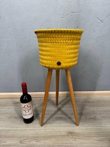 Bloempot - Hout, kunststof/polyester - Design plantenbak