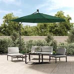 vidaXL Zweefparasol met LED-verlichting en metalen paal 300, Verzenden, Nieuw