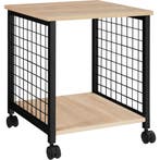 tectake Bijzettafel Gary 40x40x48cm - Industrieel licht hout, Verzenden
