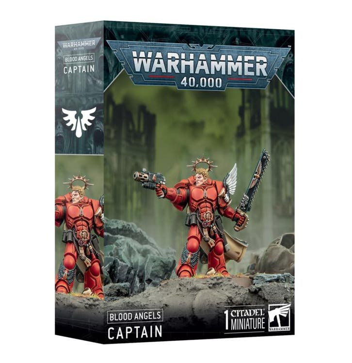 Blood Angels Captain (Warhammer 40.000 nieuw), Hobby & Loisirs créatifs, Wargaming, Enlèvement ou Envoi