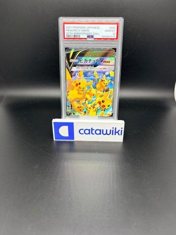 Pokémon - 1 Graded card - Pikachu V-UNION 025/028 PSA 10 GEM, Hobby en Vrije tijd, Nieuw
