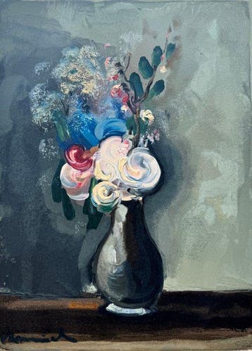 Maurice De Vlaminck (1876-1958) - Bouquet de fleurs