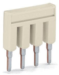 Wago 2004-410 10-Weg Geïsoleerde Brug 32A Lichtgrijs -, Doe-het-zelf en Bouw, Elektriciteit en Kabels, Verzenden