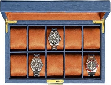 Luxe horlogebox 10 slots | Tweede kansje | OP = OP, Bijoux, Sacs & Beauté, Accessoires Autre, Verzenden