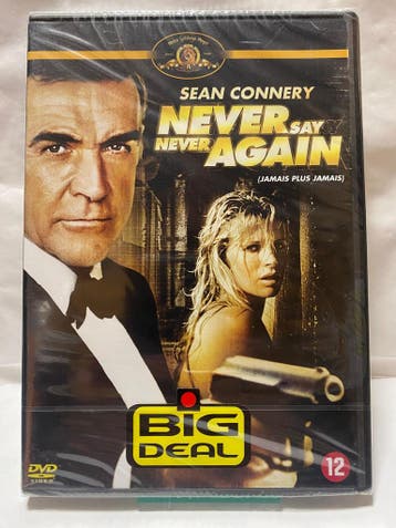 NEVER SAY NEVER AGAIN (IN SEAL) (DVD), Cd's en Dvd's, Gebruikt