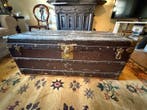 Louis Vuitton Steamer Trunk - Kist - Canvas, Hout, Messing, Antiek en Kunst