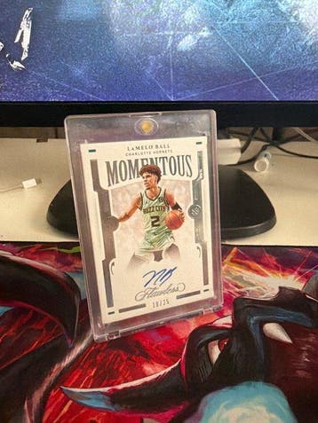 2020/21 Panini Flawless LaMelo Ball 18/25 Gesigneerde kaart,, Nieuw