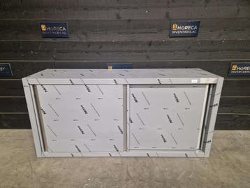Wandkast | schuifdeuren | RVS | 140 cm | horeca, Nieuw in verpakking