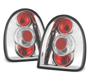 FEUX ARRIÈRE POUR OPEL CORSA B 93-00 FOND CHROMÉ, Verzenden