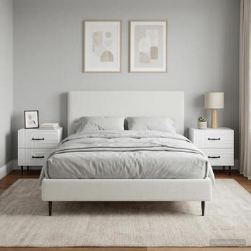 vidaXL Nachtkastje 2 st Wit 43 x 34,5 x 47,5 cm Bewerkt hout, Verzenden, Nieuw