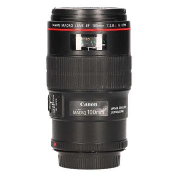 Canon EF 100mm f/2.8L Macro IS USM met garantie, Ophalen of Verzenden, Gebruikt