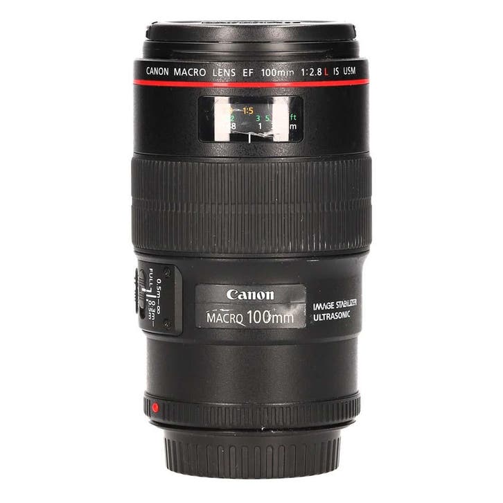 Canon EF 100mm f/2.8L Macro IS USM met garantie, TV, Hi-fi & Vidéo, Photo | Lentilles & Objectifs, Enlèvement ou Envoi
