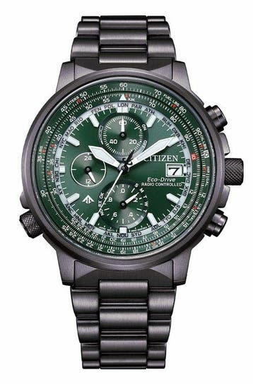 Citizen - Collezione Promaster SKY Crono Pilot Acciaio, Nieuw
