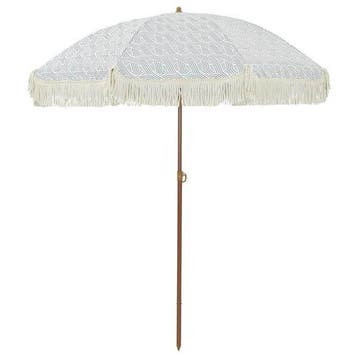 Strandparasol 196cm hoog - Retour Deal - Snel weg!, Zo goed als nieuw, 1 tot 2 meter, Strandparasol, Kantelbaar