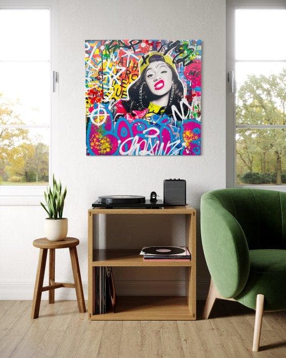 AIIROH - Cardi B, Antiek en Kunst, Kunst | Designobjecten
