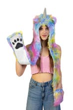 Hood LED Eenhoorn Muts Led Pastel Regenboog Oortjes Bontmuts, Kleding | Dames, Hoeden en Petten, Ophalen of Verzenden, Nieuw