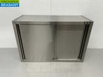 RVS Wandkast Kast Premium-line 2 Schuifdeuren 100 cm Horeca, Ophalen of Verzenden, Nieuw in verpakking