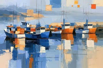Lea Ottavi - Harbor Of Stillness XXL · Hand-Finished