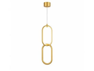 Veiling - LED Hanglamp 12W – 4000K – Goud – IP20 – S