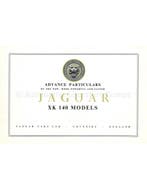 1953 JAGUAR XK 140 BROCHURE ENGELS